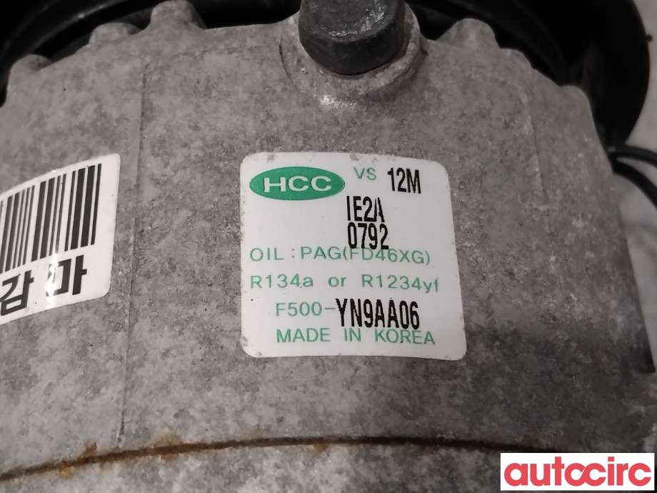 Aircondition kompressor til Kia Venga 2010-2017  (KIA|977012K001|F500-YN9AA06|)