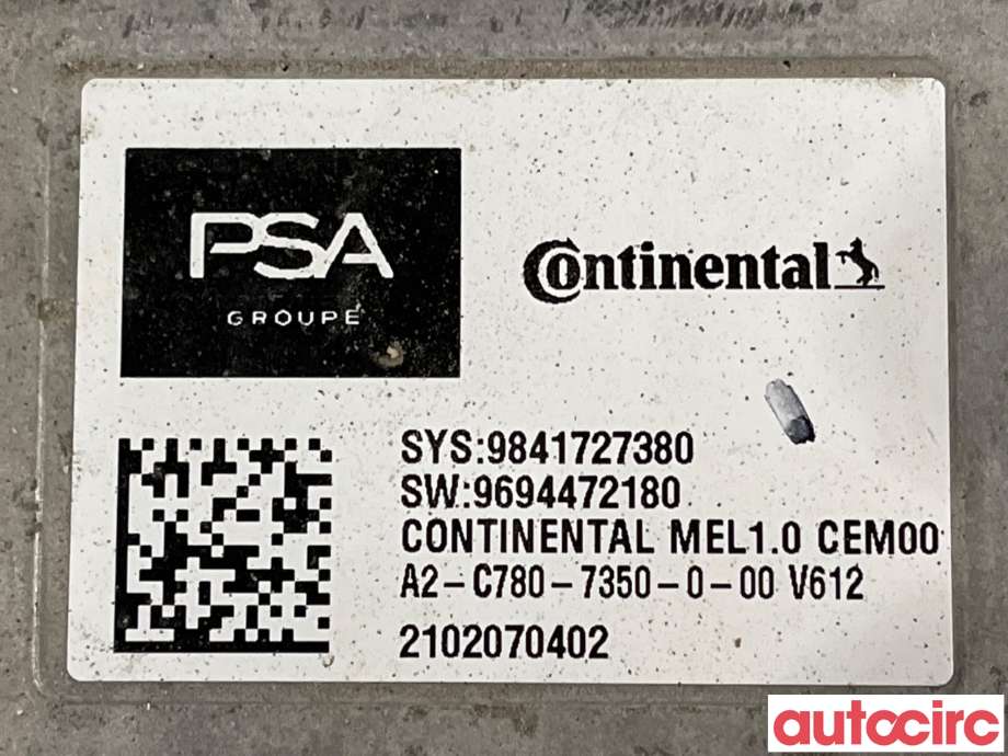 Motor elbil foran til Opel Corsa F 2019-->>  (OPEL|9875655580|ZK01|)