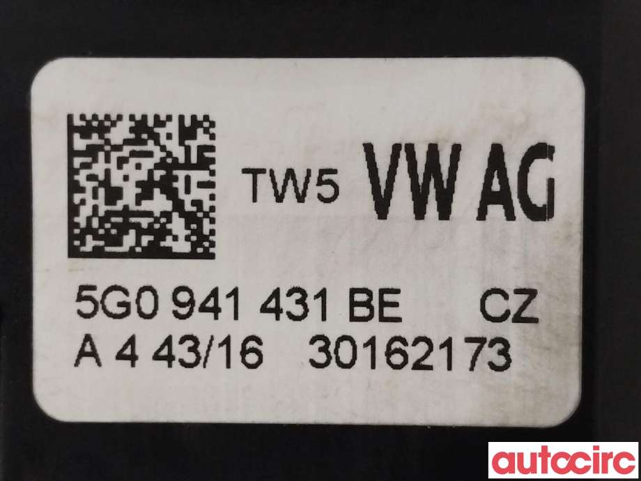 Bryter lys til VW Tiguan 2016-2020 (Type II, Fase 1)  (VOLKSWAGEN|5G0941431BE)