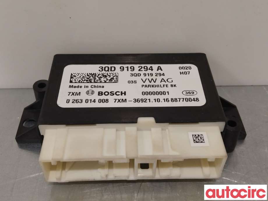 Styreenhet parkering til VW Tiguan 2016-2020 (Type II, Fase 1) (VOLKSWAGEN|3Q0919294B|3QD919294A)