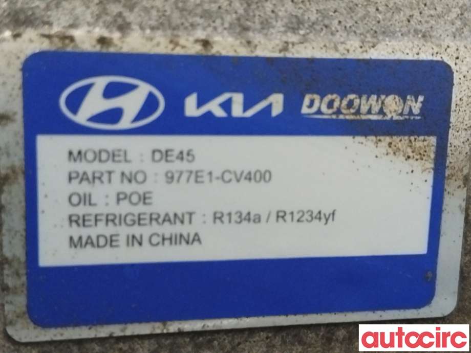 Aircondition kompressor til Kia EV6 2021-->>  (KIA|97729CV400|DE45|977E1-CV400)