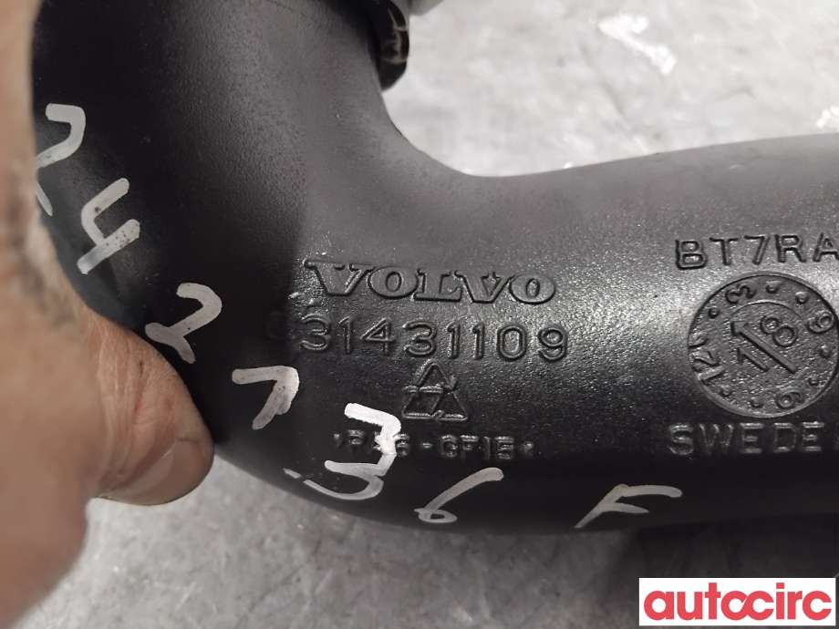 Turbo rør til Volvo V60/V60 CC 2013-2018 (Type I, Fase 2)  (VOLVO|31431109|)