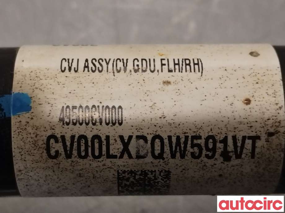 Drivaksel venstre foran, elbil til Kia EV6 2021-->>  (KIA|49500CV000|)