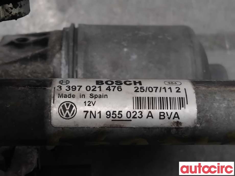 Viskermotor frontrute til VW Sharan 2010-->> (Type II)  (VOLKSWAGEN|7N1955023A|1397220629)