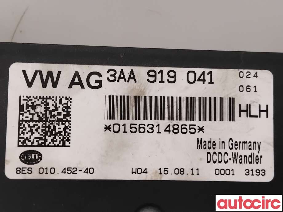 Styreenhet diverse til VW Sharan 2010-->> (Type II)  (VOLKSWAGEN|3AA919041|8ES010452-40)