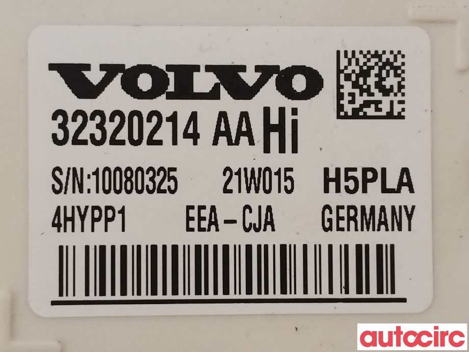 Styreenhet diverse til Volvo XC40 2018-2024  (VOLVO|36003369|32320214)