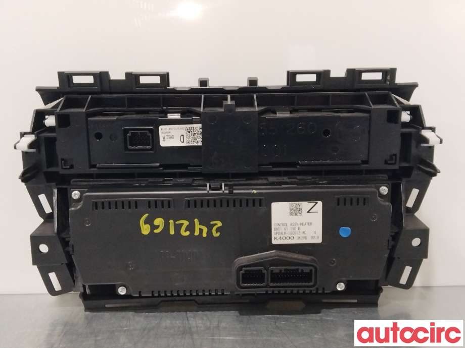 Varmeapparat betjening til Mazda 3 2013-2016 (Type III, Fase 1)  (MAZDA|BHT1-61-190F|BHT1-61-190-B)