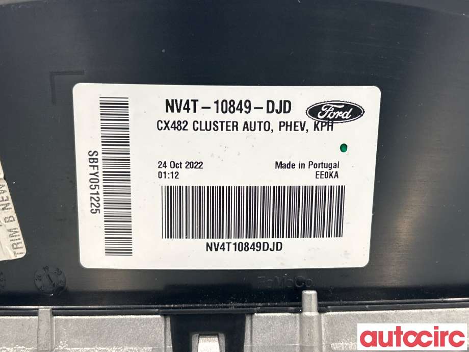 Instrumentpanel til Ford Kuga 2019-->> (Type III)  (FORD|2664376|NV4T-10849-DJD)