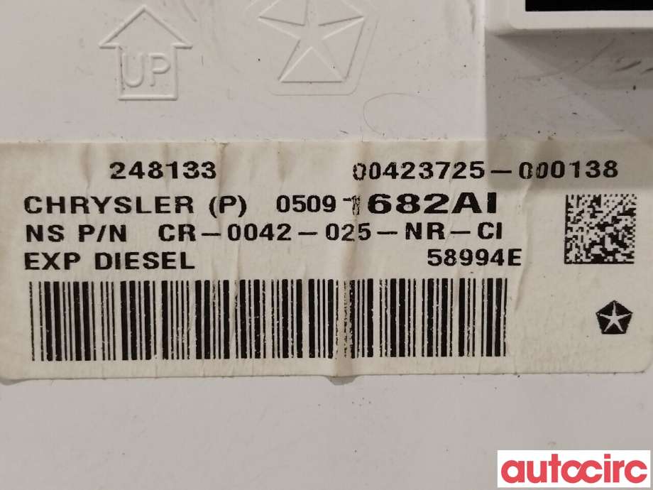 Instrumentpanel til Jeep Grand Cherokee 2012-2020  (JEEP|5091682AK|5091682AI)