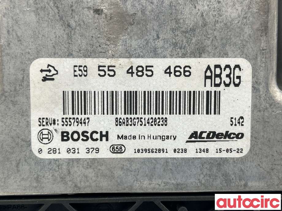 Styreenhet motor til Opel Insignia A 2014-2017  (OPEL|55579447|0281031379|55485466)