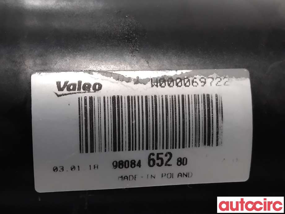 Viskermotor frontrute til Peugeot Expert 2016-->> (Type III)  (PEUGEOT|9808465280|W000069722)