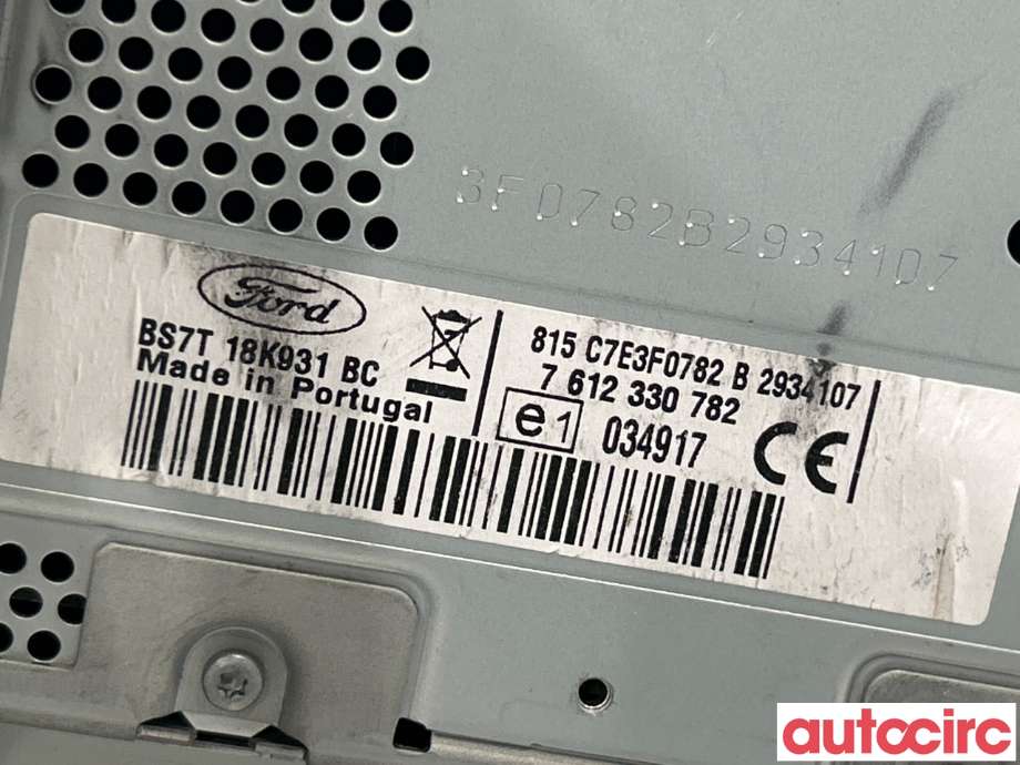 Bilstereo til Ford Mondeo 2011-2014 (Type IV, Fase 2)  (FORD|2005428|1832308|BS7T18K931BC)