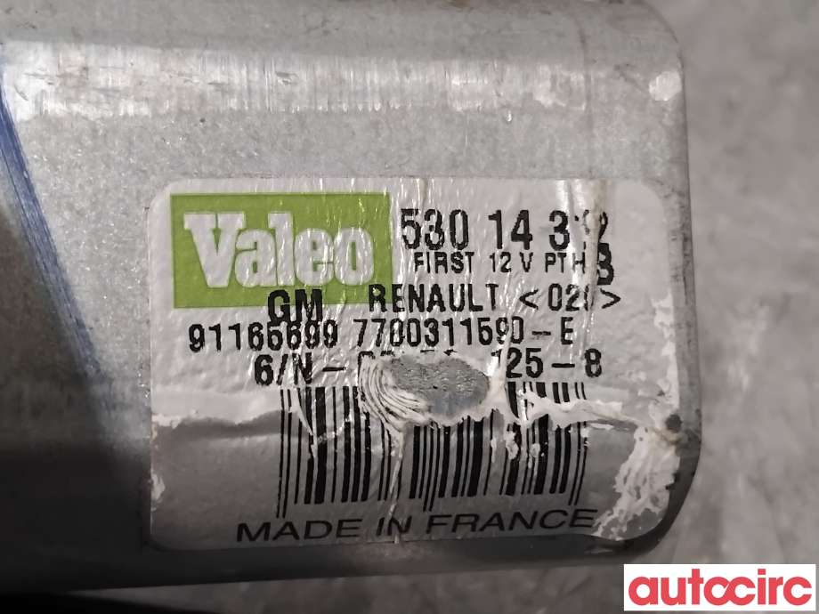 Viskermotor bakrute til Nissan NV300 2016-->>  (NISSAN|2871000QAB|53014312|7700311590)
