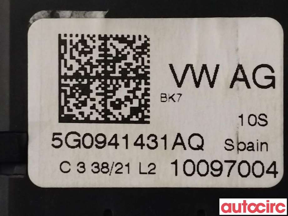 Bryter lys til VW T-Cross 2019-->>  (VOLKSWAGEN|5G0941431AG|5G0941431AQ)