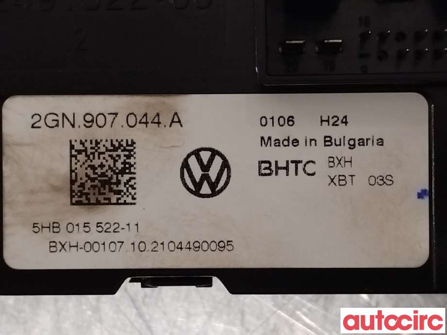 Varmeapparat betjening til VW T-Cross 2019-->>  (VOLKSWAGEN|2GN907044A)