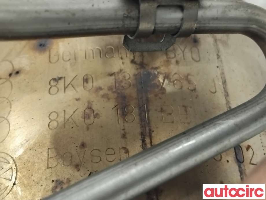 Partikkelfilter til Audi Q5 2012-2017 (Type I, Fase 2)  (AUDI|8X0254751DX|8K0181BB|8K0131765J)
