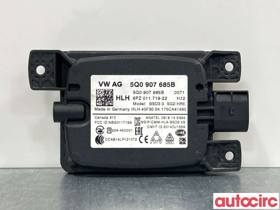 Sensor radar til VW e-Golf 2017-2020 (Fase 2)  (VOLKSWAGEN|5Q0907685B)