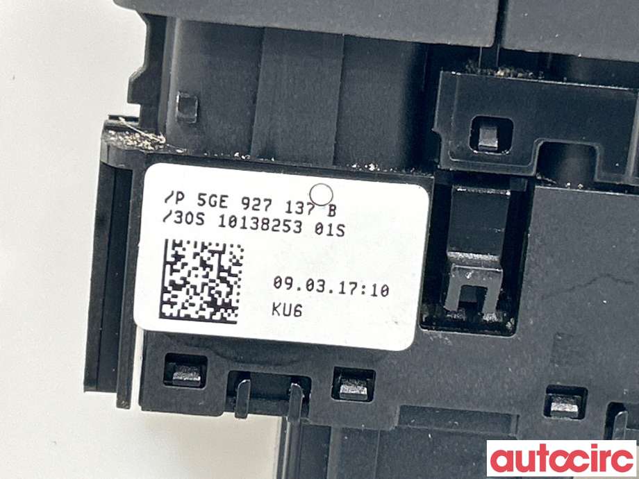 Bryter diverse til VW e-Golf 2017-2020 (Fase 2)  (VOLKSWAGEN|5GE927137B)