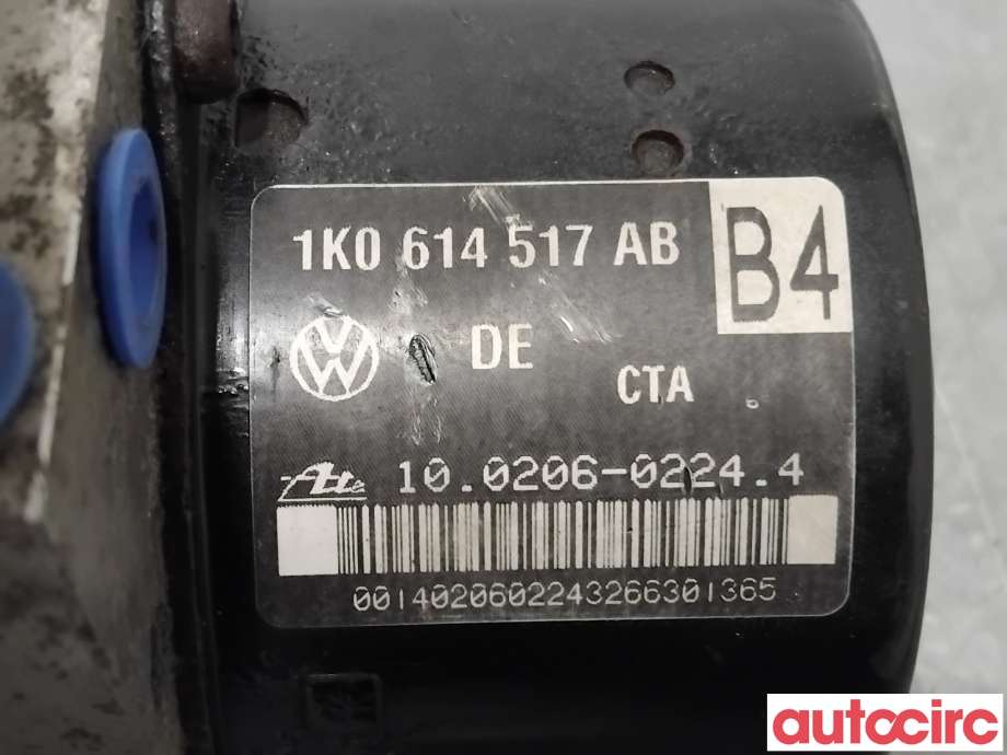 ABS sentral til Audi A3 2003-2008 (Type II, Fase 1) (AUDI|1K0614517AB|100960-03613)