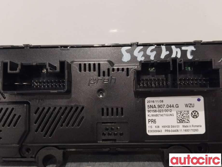Varmeapparat betjening til VW Tiguan 2016-2020 (Type II, Fase 1) (VOLKSWAGEN|5NA907044N|5NA907044G)
