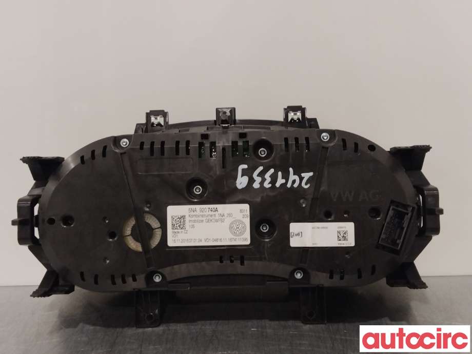 Instrumentpanel til VW Tiguan 2016-2020 (Type II, Fase 1)  (VOLKSWAGEN|5NA920740A)