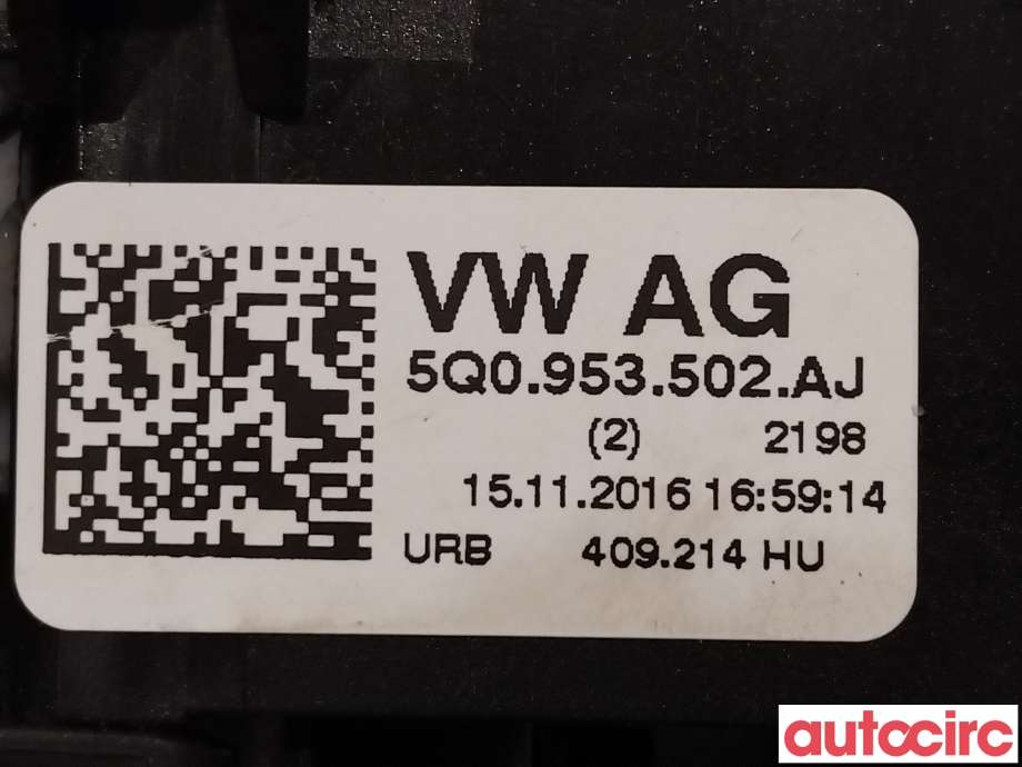 Bryter combi til VW Tiguan 2016-2020 (Type II, Fase 1) (VOLKSWAGEN|5Q0953502AJ)