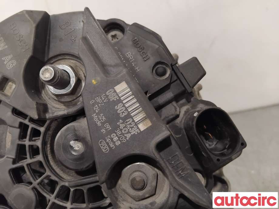 Dynamo til VW Tiguan 2007-2011 (Type I, Fase 1)  (VOLKSWAGEN|06F903023FX|0124525091|06F903023F)