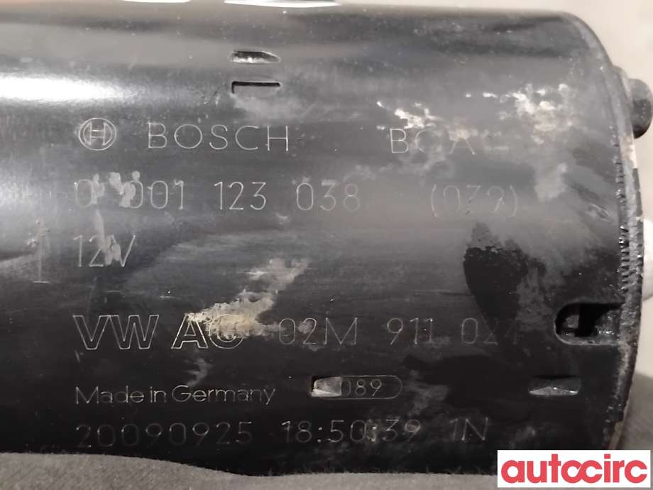 Starter diesel til VW Tiguan 2007-2011 (Type I, Fase 1)  (VOLKSWAGEN|02M911024X|0001123038|02M911024)