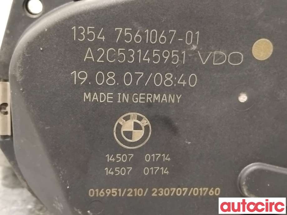 Spjeldhus til BMW 3-Serie 2005-2011 (E90/E91/E92/E93) (E90/E91/E92/E93) (BMW|13547561067|A2C53145951)