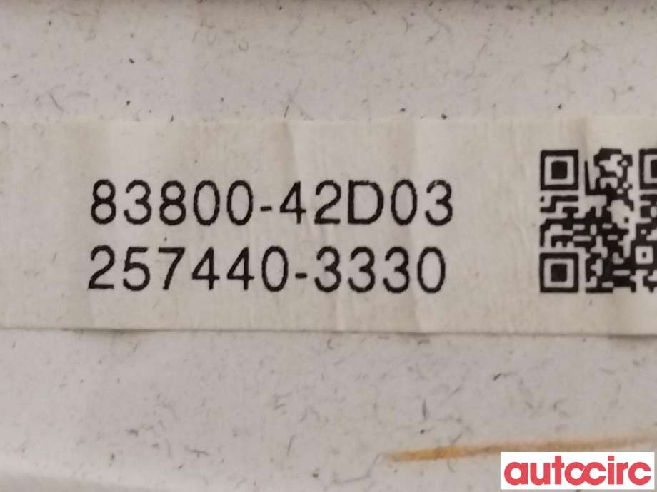 Instrumentpanel til Toyota RAV4 2006-2009 (Type III, Fase 1)  (TOYOTA|8380042D03)