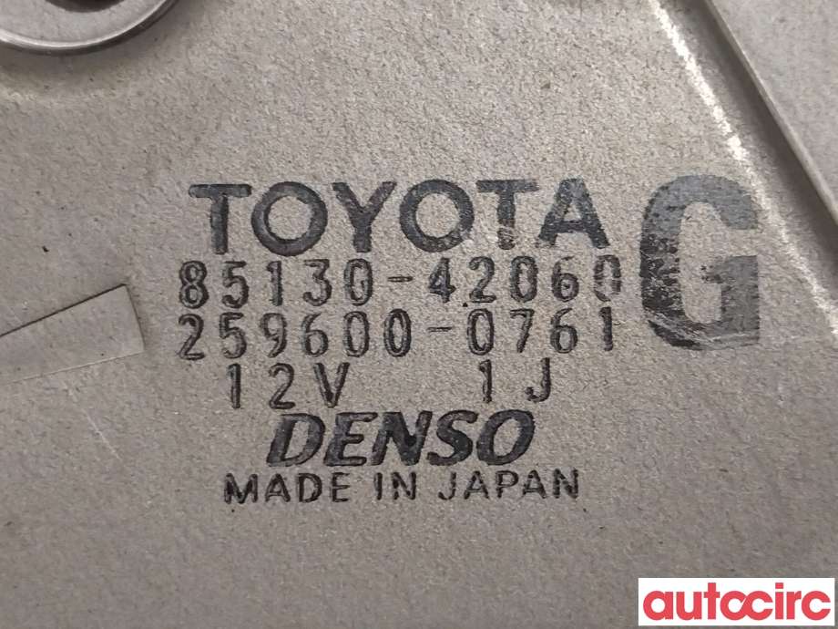 Viskermotor bakrute til Toyota RAV4 2006-2009 (Type III, Fase 1)  (TOYOTA|8513042060|259600-0761|85130-42060)