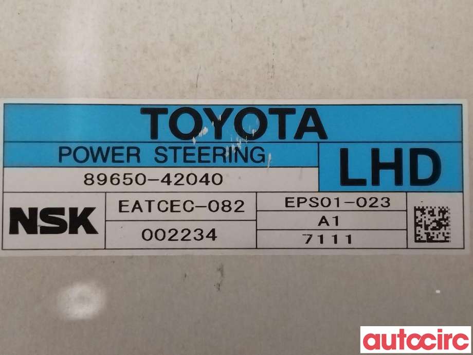 Styreenhet servo til Toyota RAV4 2006-2009 (Type III, Fase 1) (TOYOTA|8965042040||89650-42040)