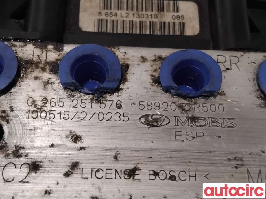 ABS sentral til Hyundai i30 2007-2012 (Type I) (HYUNDAI|589202R500|0265251576|58920-2R500)