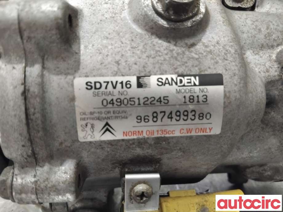 Aircondition kompressor til Citroën Jumpy 2007-2016 (Type II)  (CITROEN|648749|SD7V161813|9687499380)