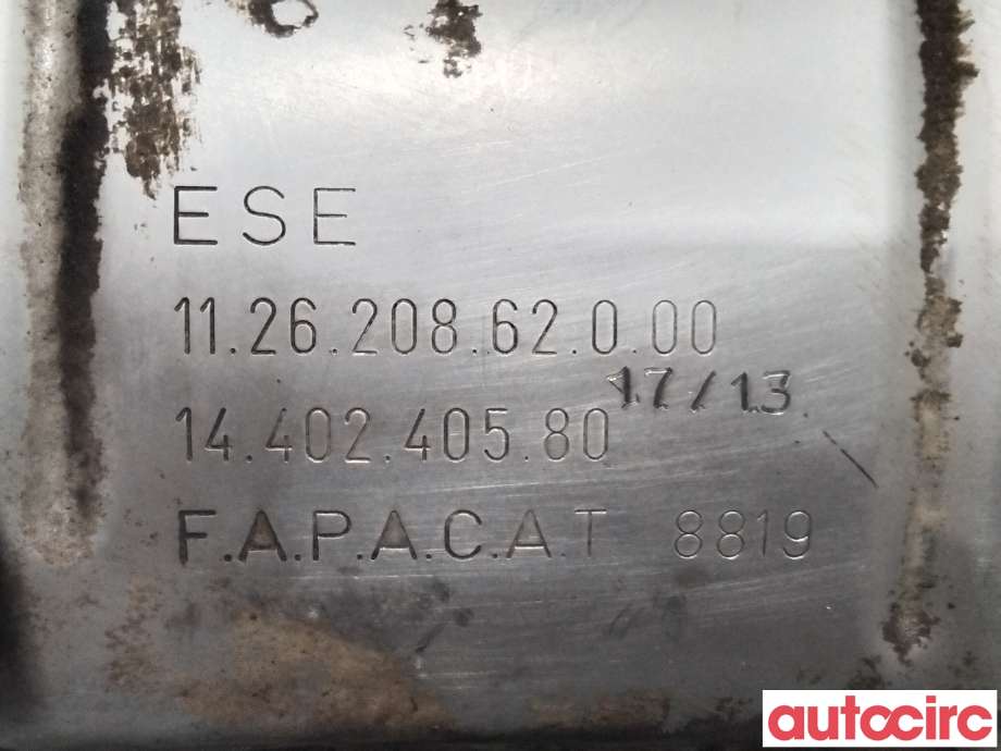 Katalysator til Citroën Jumpy 2007-2016 (Type II)  (CITROEN|1440240580|FAPACAT8819|1440250780)