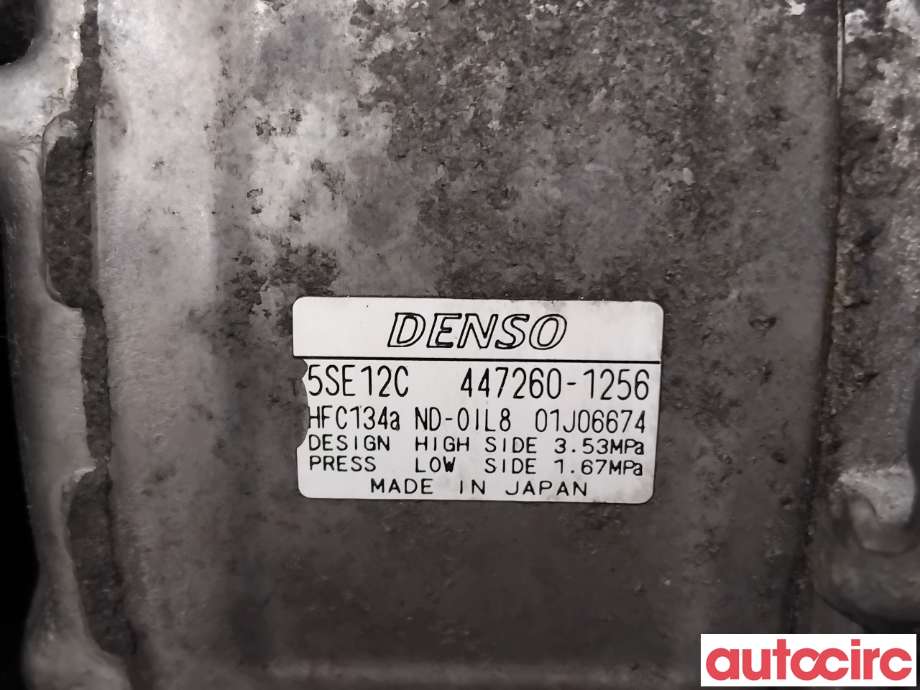 Aircondition kompressor til Toyota RAV4 2006-2009 (Type III, Fase 1)  (TOYOTA|8831042250|447260-1256|)