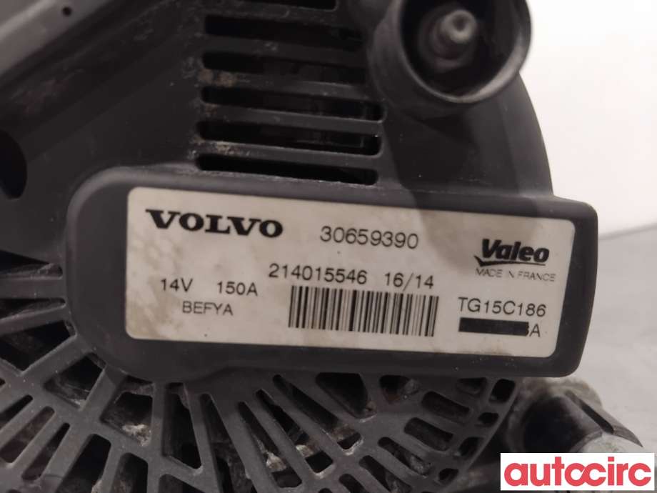 Dynamo til Volvo V60/V60 CC 2013-2018 (Type I, Fase 2)  (VOLVO|36012505|TG15C186|30659390)