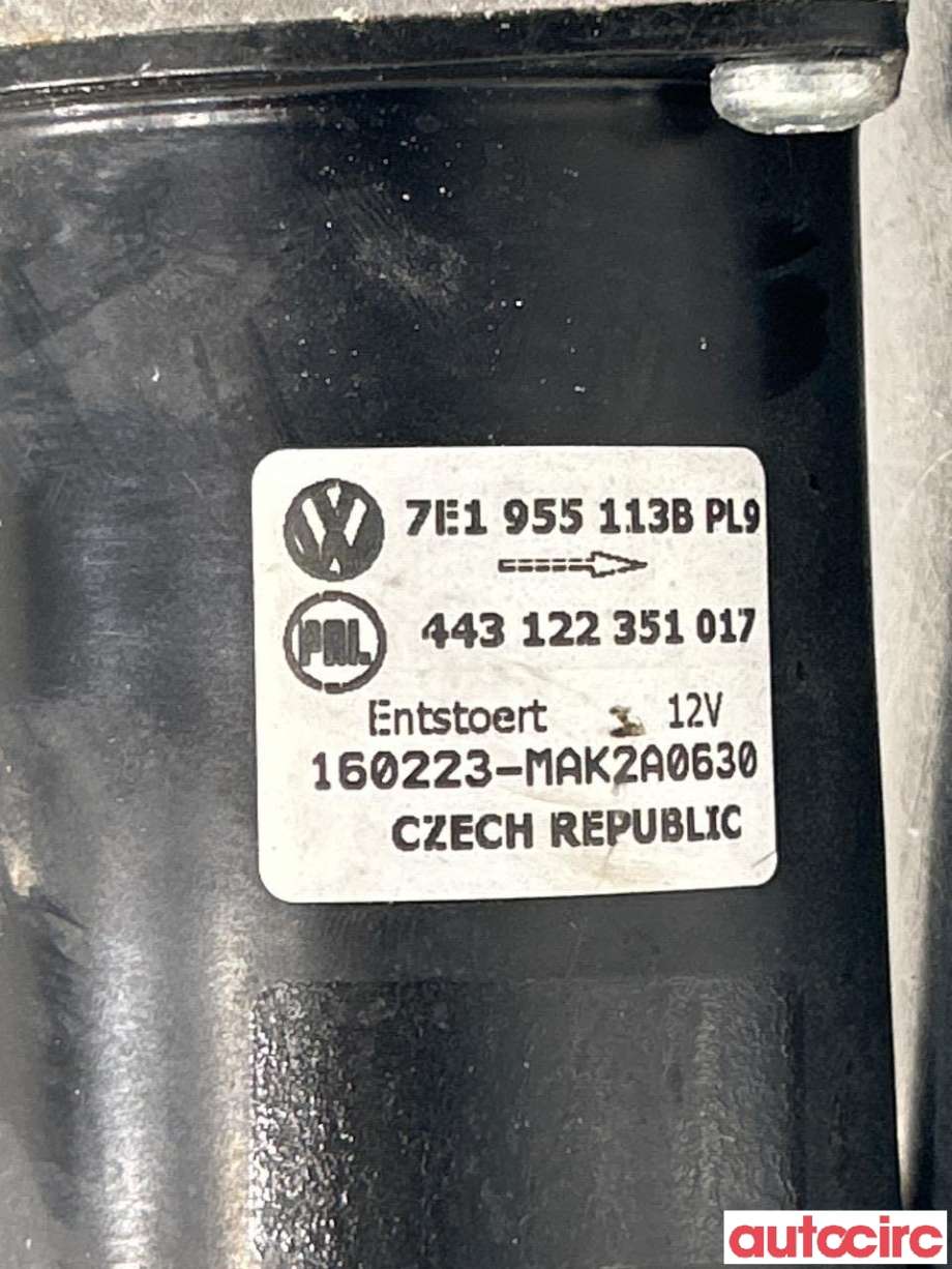 Viskermotor frontrute til VW Transporter / Caravelle 2015-2019 (T6) (T6) (VOLKSWAGEN|7E1955113D|7E1955113B)