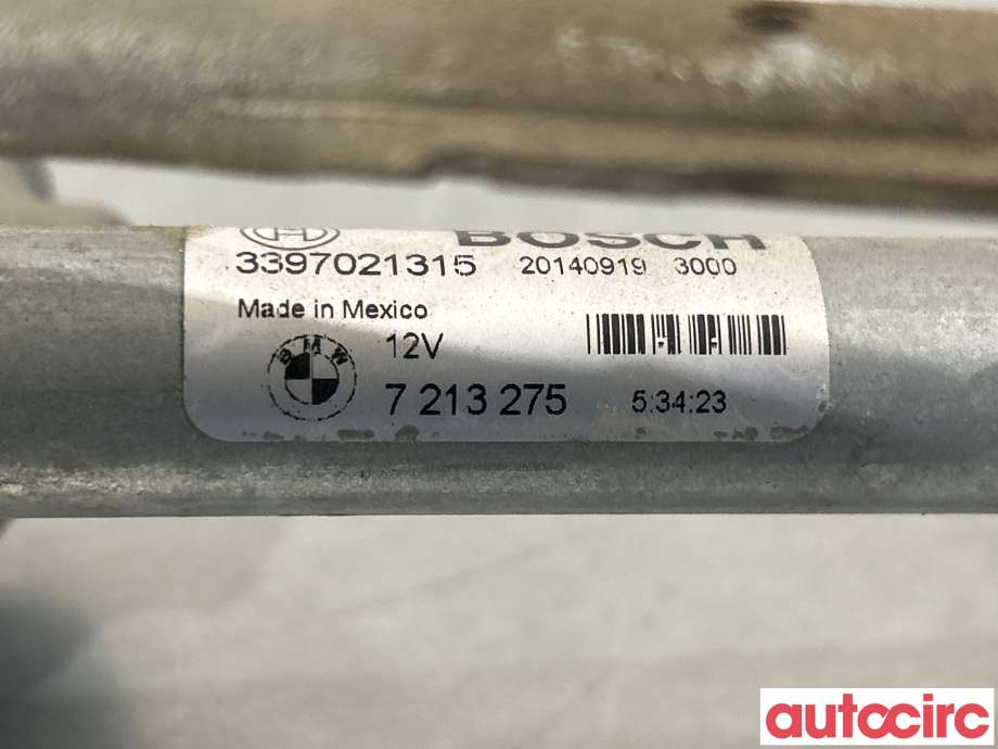 Viskermotor frontrute til BMW X3 2010-2017 (F25) (F25) (BMW|61615A3EDC5|6004FA0023|7213275)