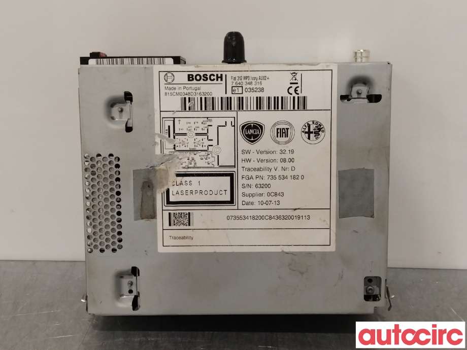 Bilstereo til Fiat 500, 2008-2020  (FIAT|735585253)