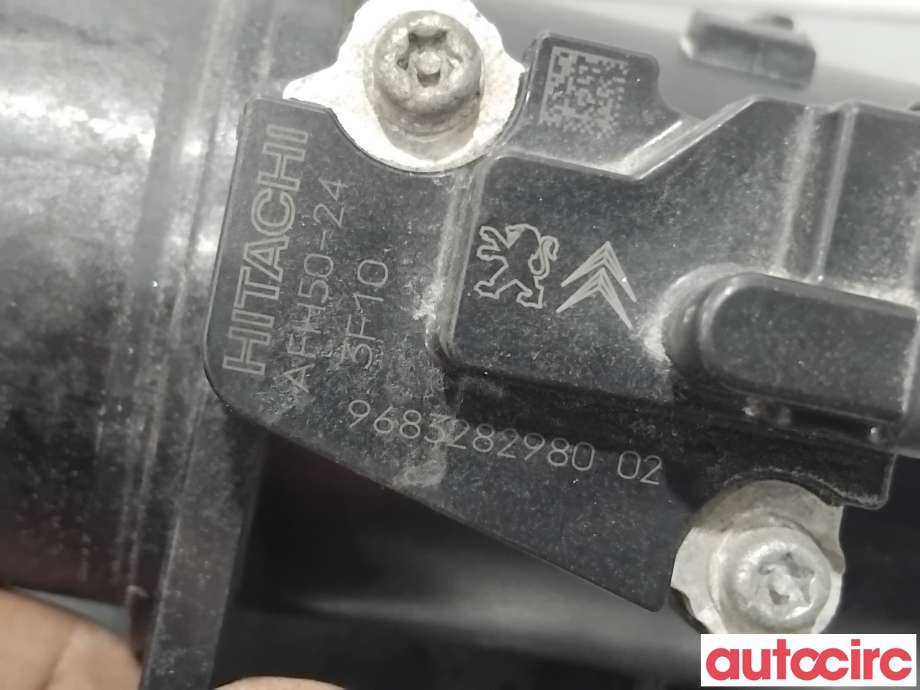 Luftmengde/luftmassemåler til Peugeot 508 2011-2014 (Type I, Fase 1)  (PEUGEOT|1920RA|AFH50-24|9683282980)