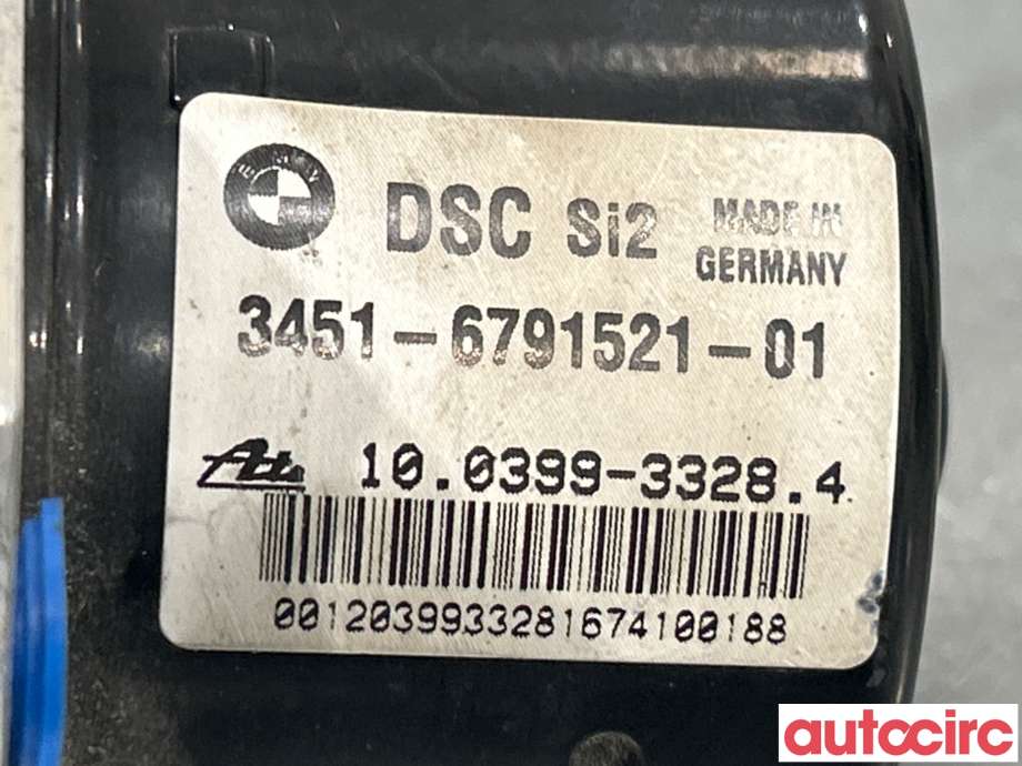 ABS sentral til BMW 3-Serie 2005-2011 (E90/E91/E92/E93) (E90/E91/E92/E93) (BMW|34512460490|100399-33284|34526777159)