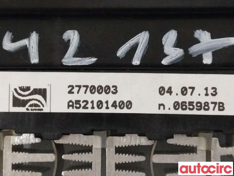 Varmeapparat register til Fiat 500 2008-2020  (FIAT|55702436|A52101400)