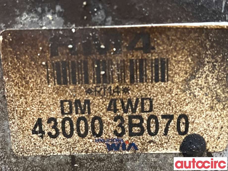 Girkasse manuell 6-trinn til Kia Sorento 2011-2015 Type II (KIA|430003B070|)