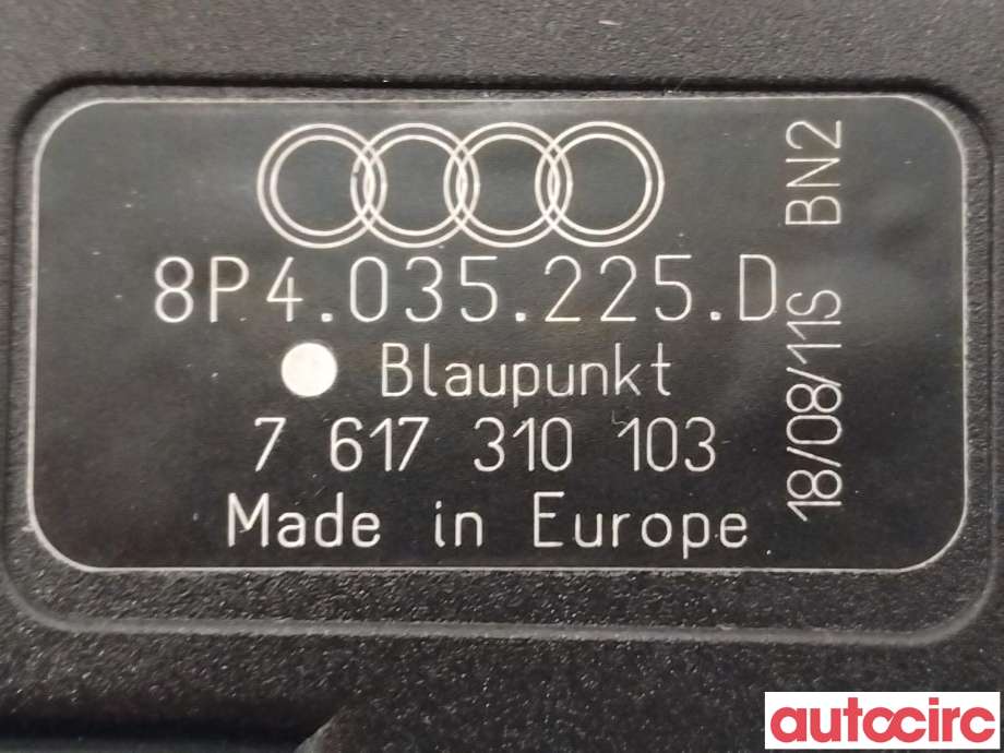Antenne forsterker til Audi A3 2003-2008 (Type II, Fase 1)  (AUDI|8P4035225D)