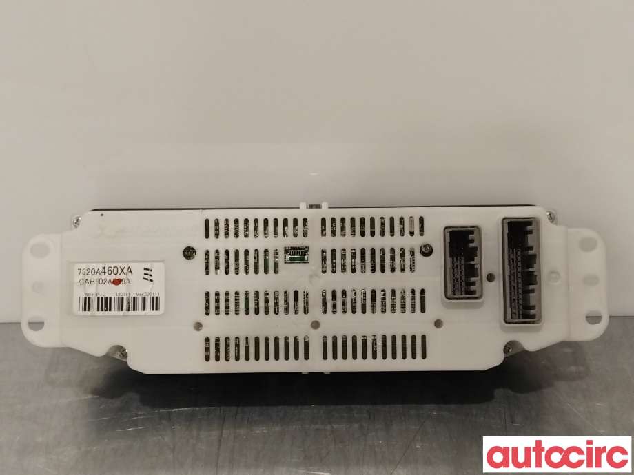 Varmeapparat betjening til Mitsubishi Outlander 2012-2015 (Type III, Fase 1)  (MITSUBISHI|7820A460XA|CAB502A039A)