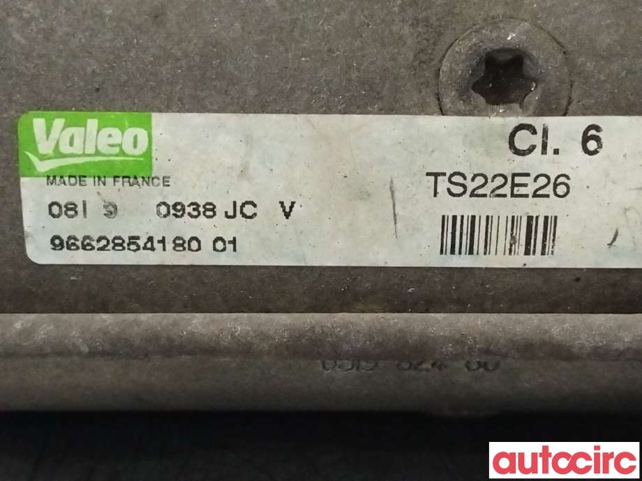 Starter diesel til Peugeot 3008 2009-2016 (Type I)  (PEUGEOT|5802CE|TS22E26|9662854180)