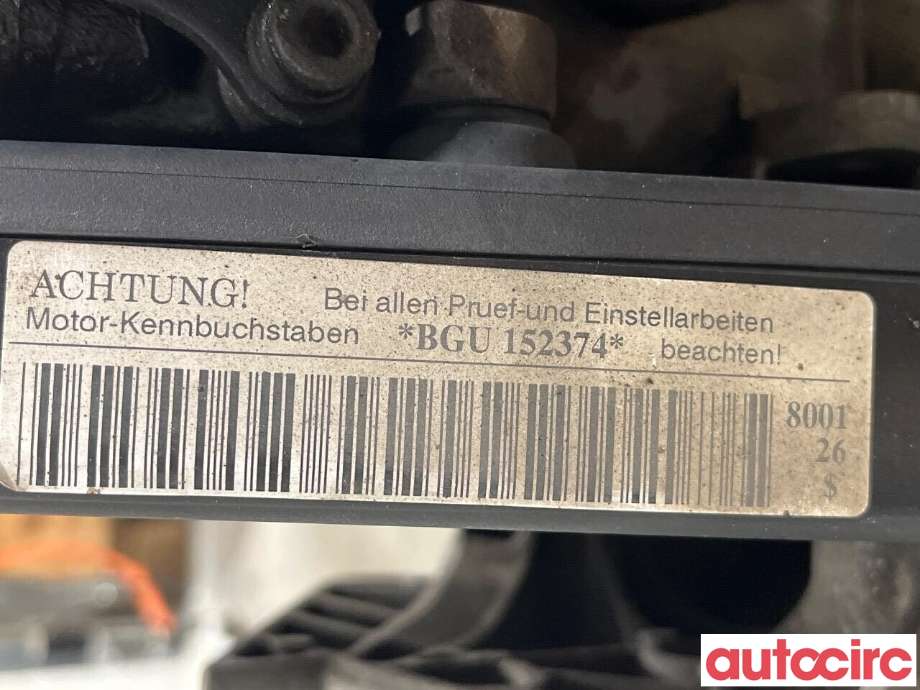 Motor bensin til Škoda Octavia 2005-2008 (Type II, Fase 1)  (SKODA|06A100098EX|BGU)