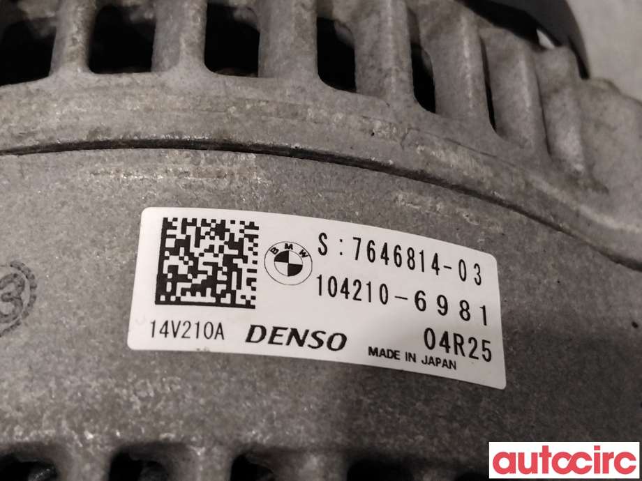 Dynamo til BMW X3 2010-2017 (F25) (F25) (BMW|12317646814|104210-6981|7646814)