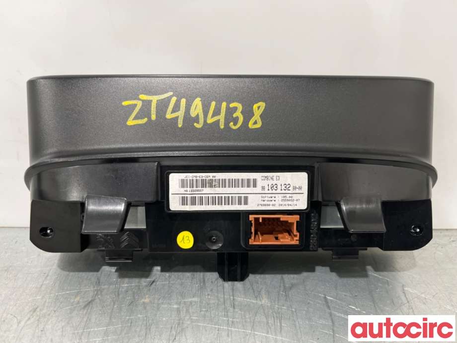 Instrumentpanel til Citroën C4, Cactus 2014-2017 (Fase 1)  (CITROEN|9813854080|9810313280|9821714180)